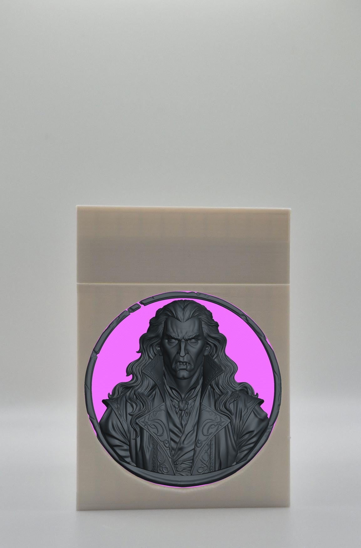 Gothic Vampire Card Box — White