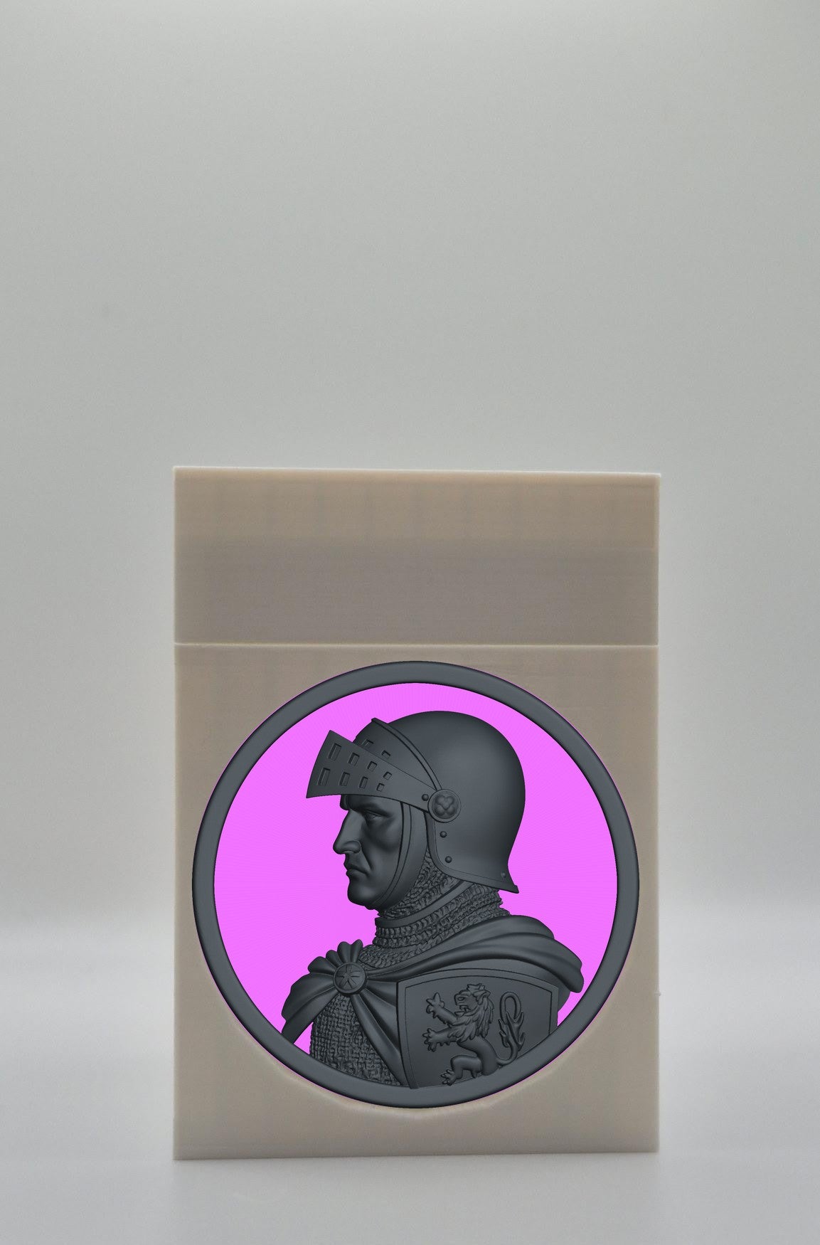Knight Card Box — White