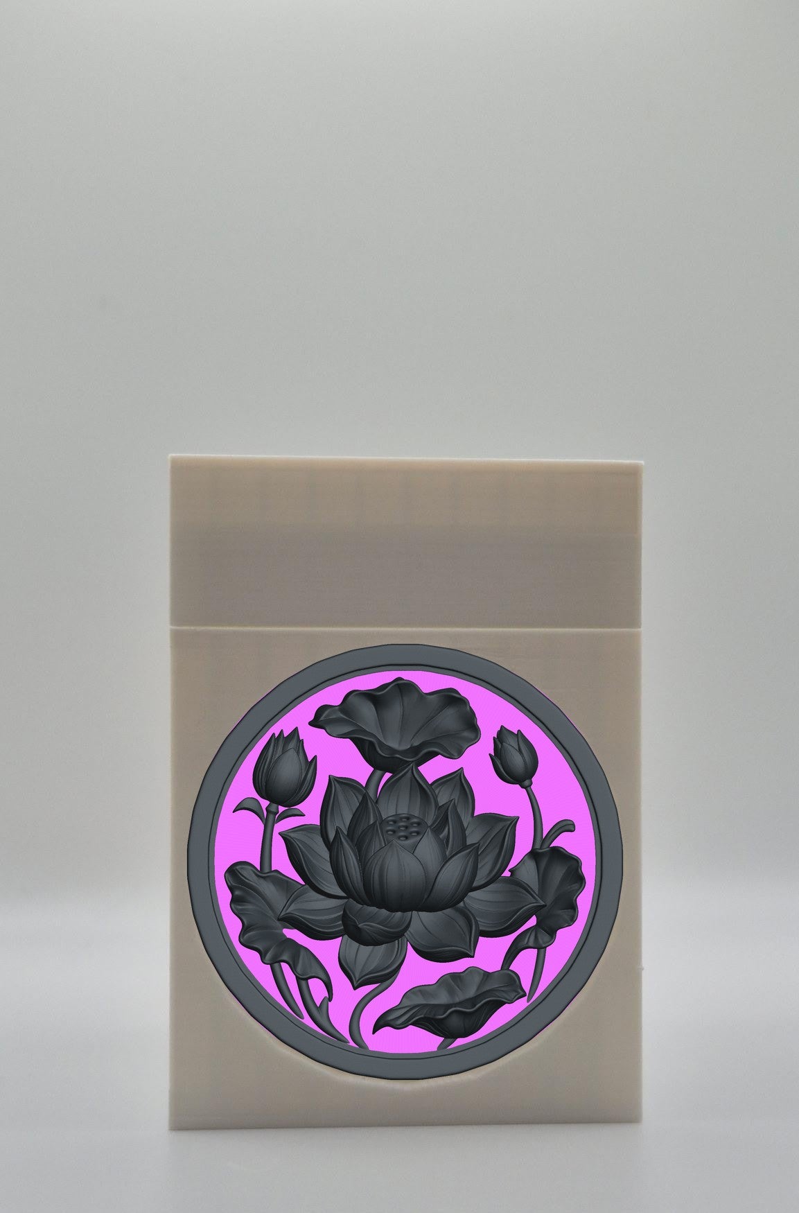 Lotus Card Box — White