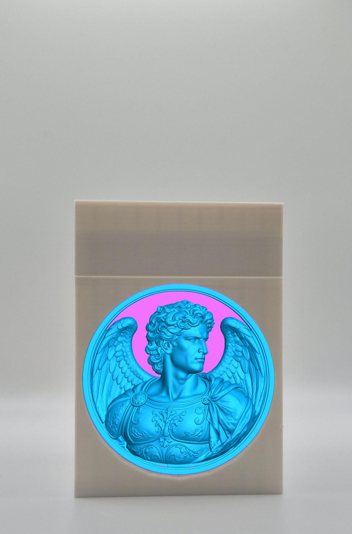 Angel Card Box — White