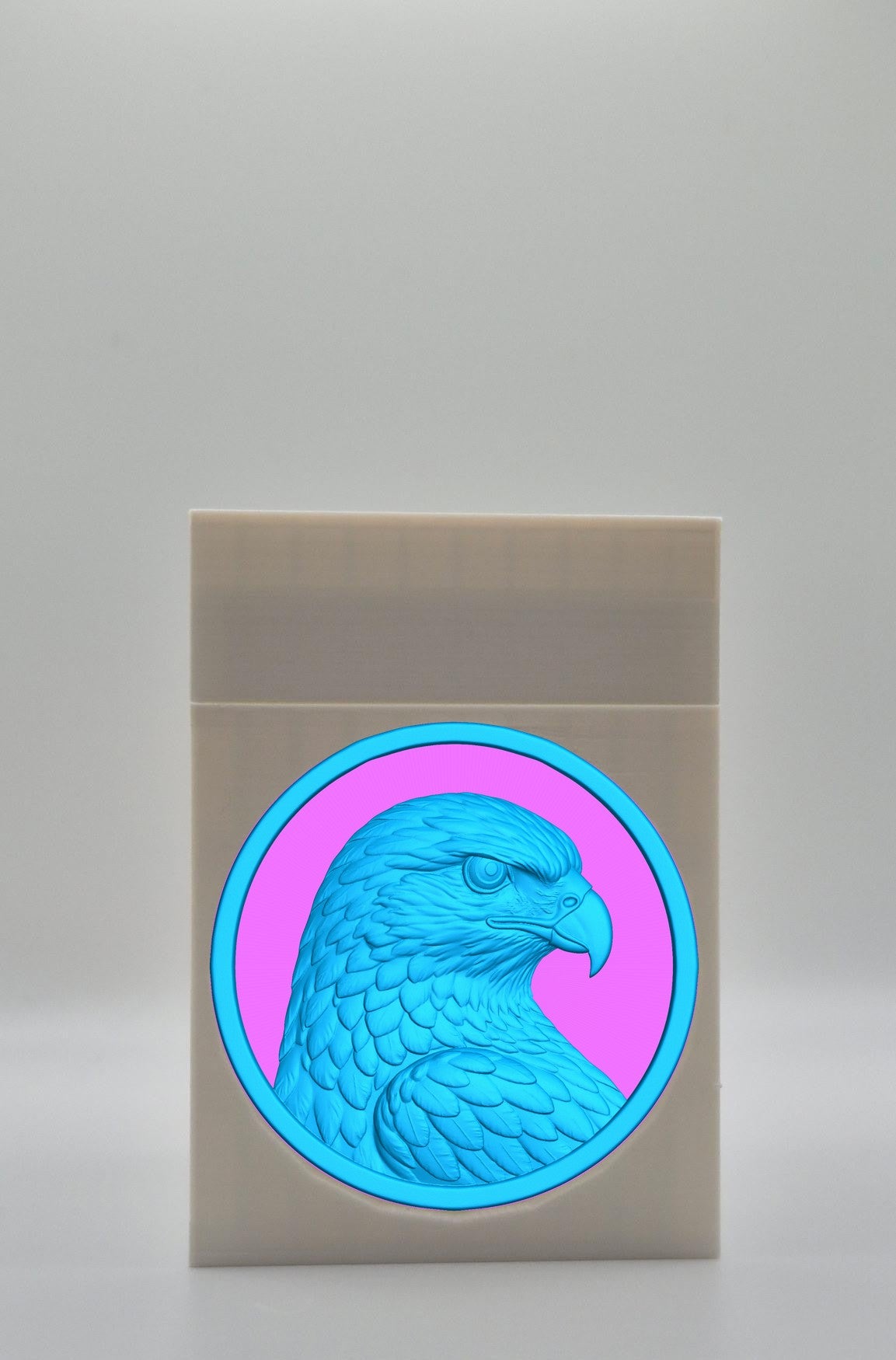 Eagle Card Box — White