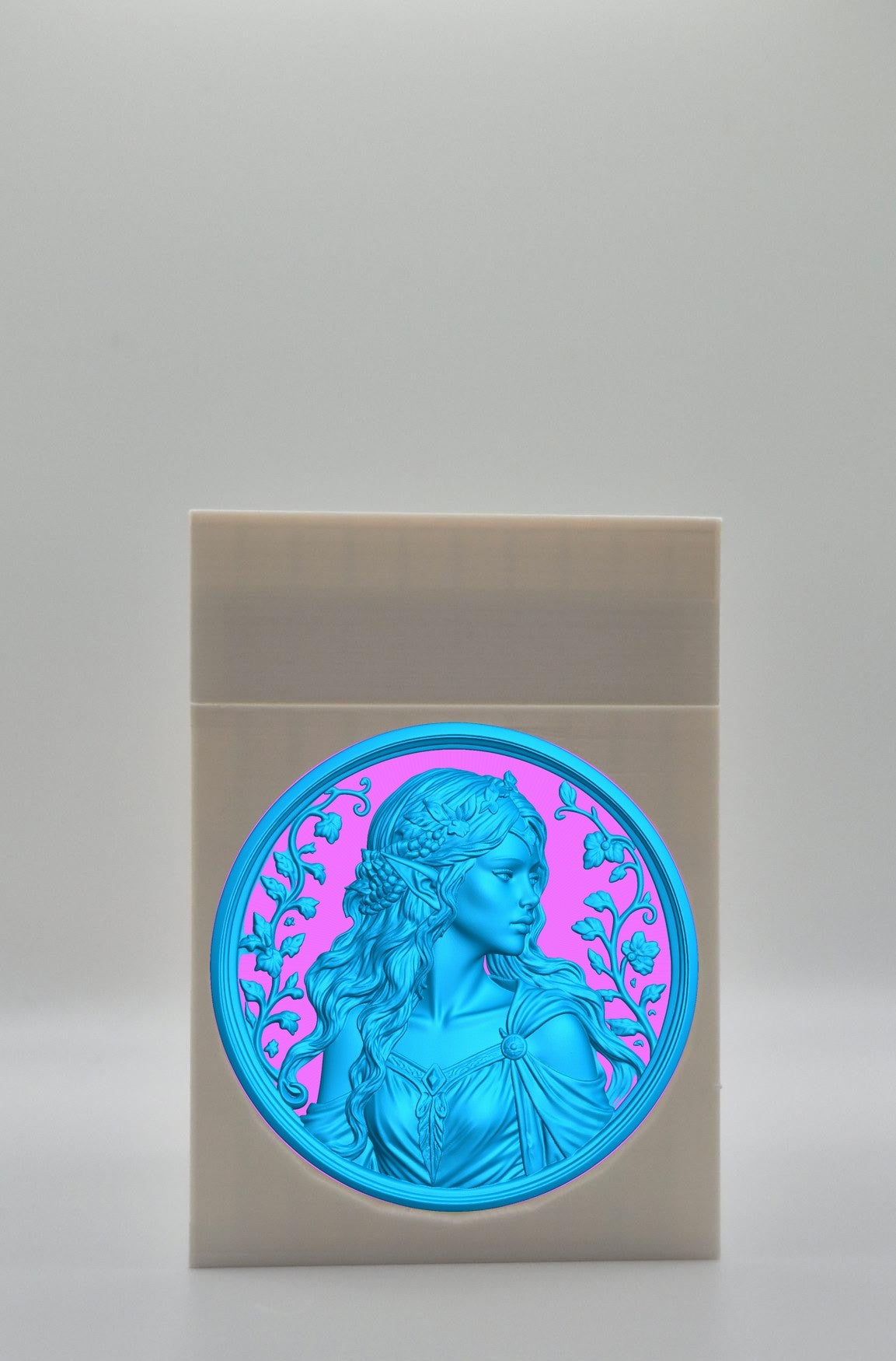 Elf Maiden Card Box — White