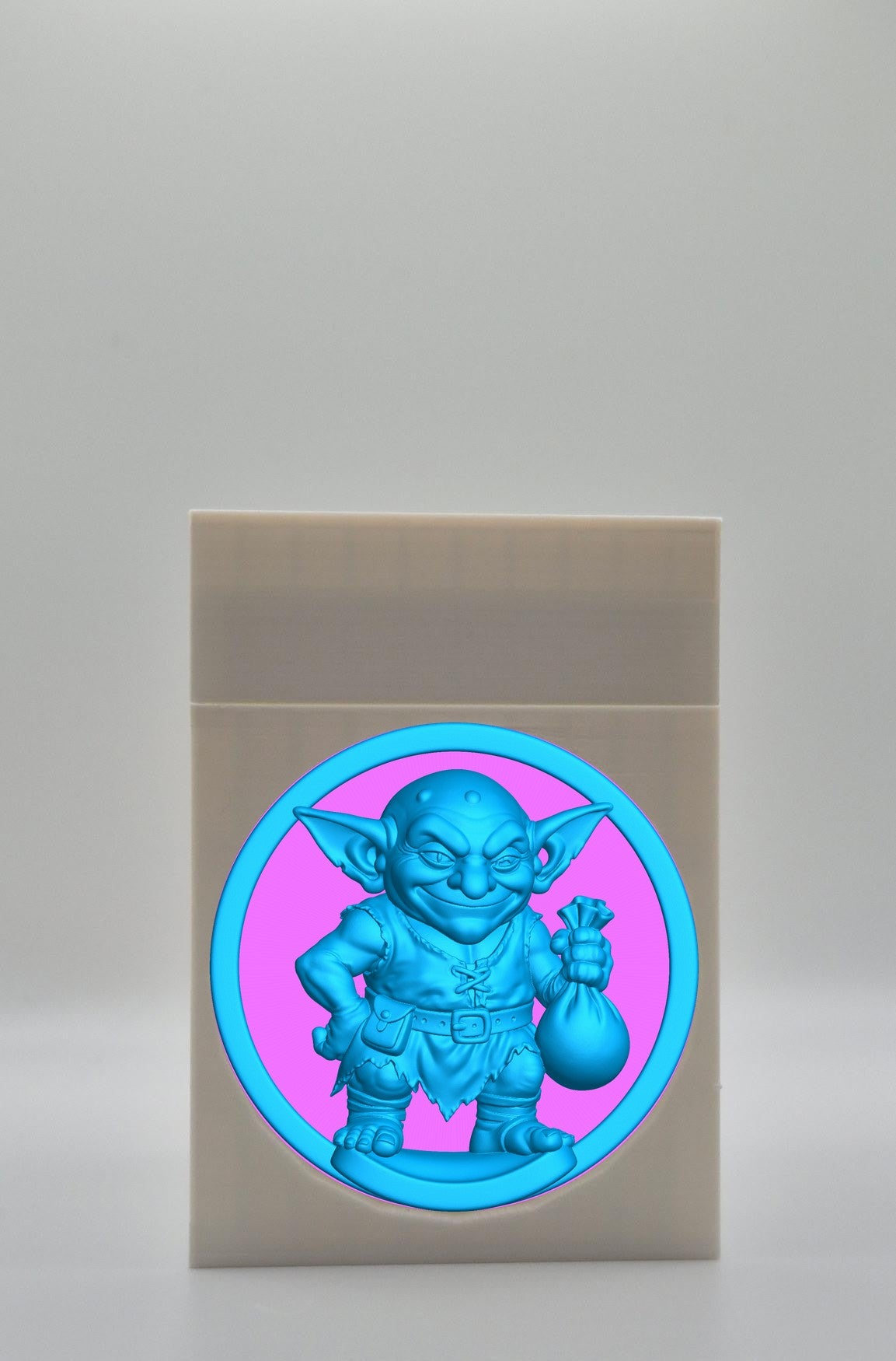 Greedy Goblin Card Box — White