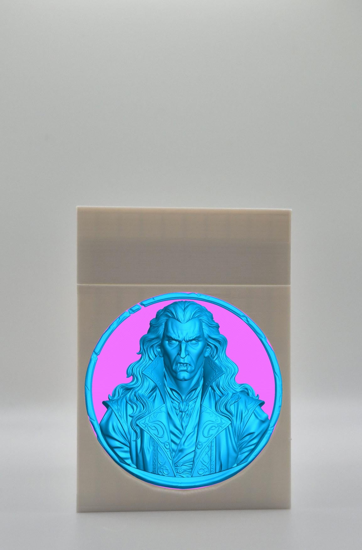 Gothic Vampire Card Box — White