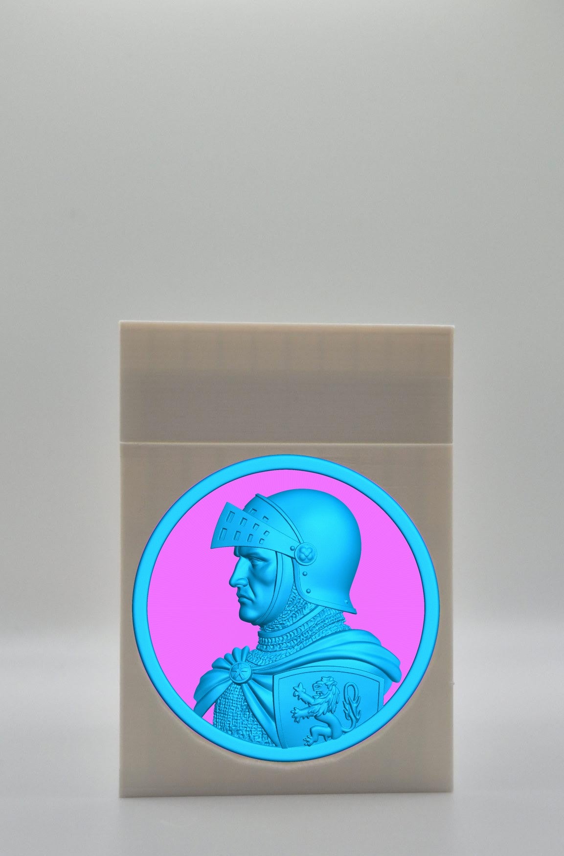 Knight Card Box — White