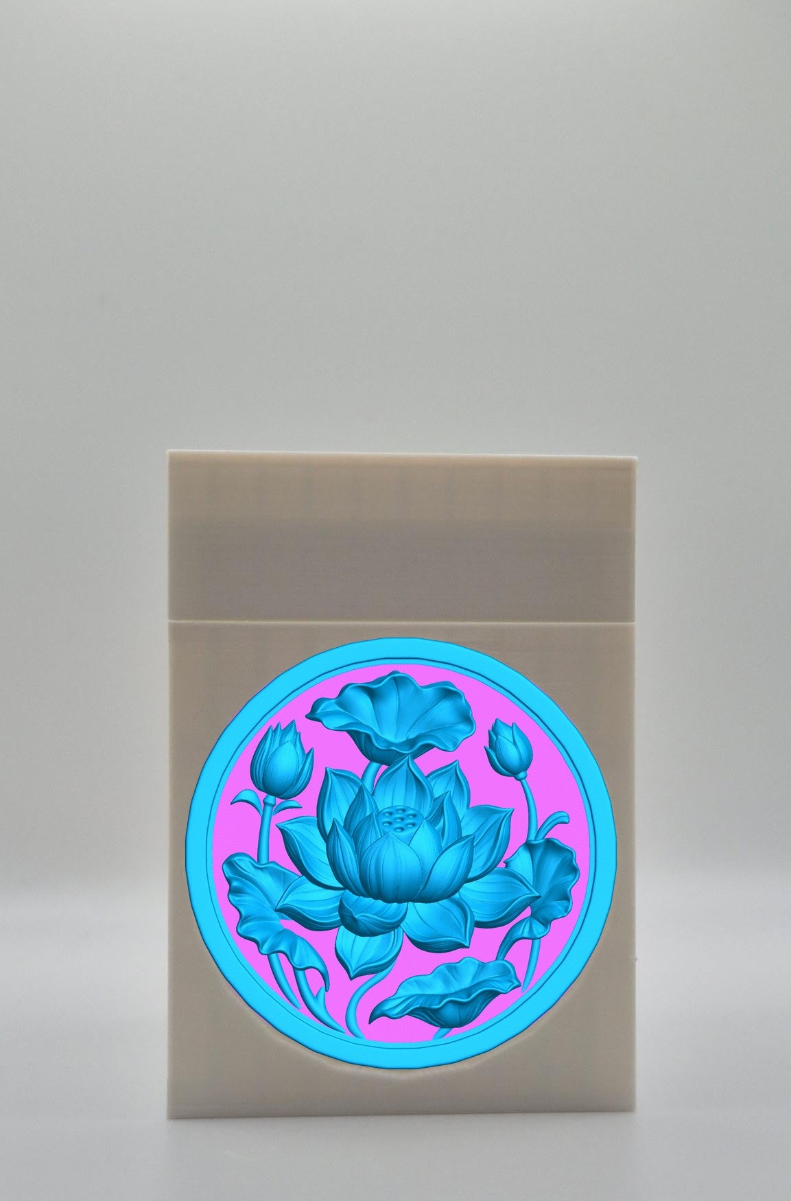 Lotus Card Box — White