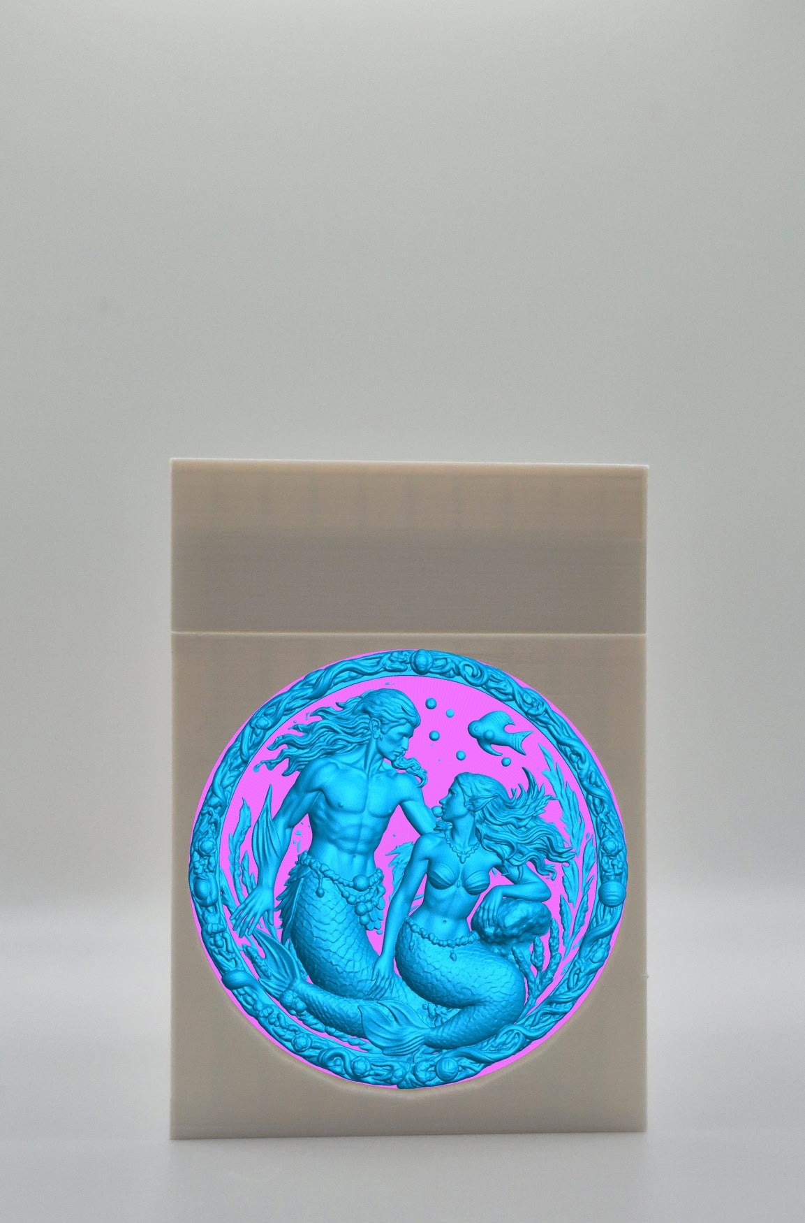 Merfolk Card Box — White