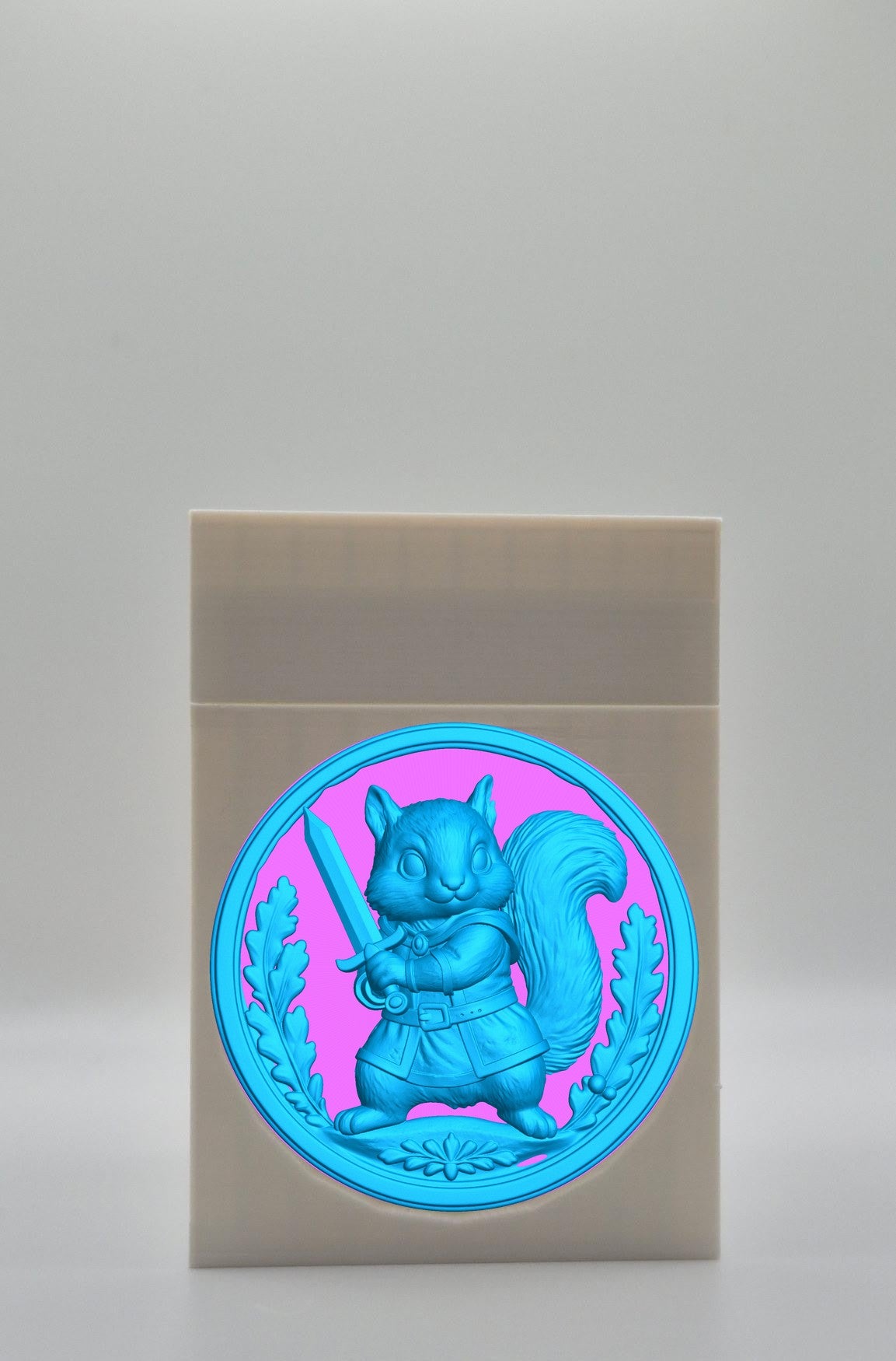 Squirrel Card Box — White