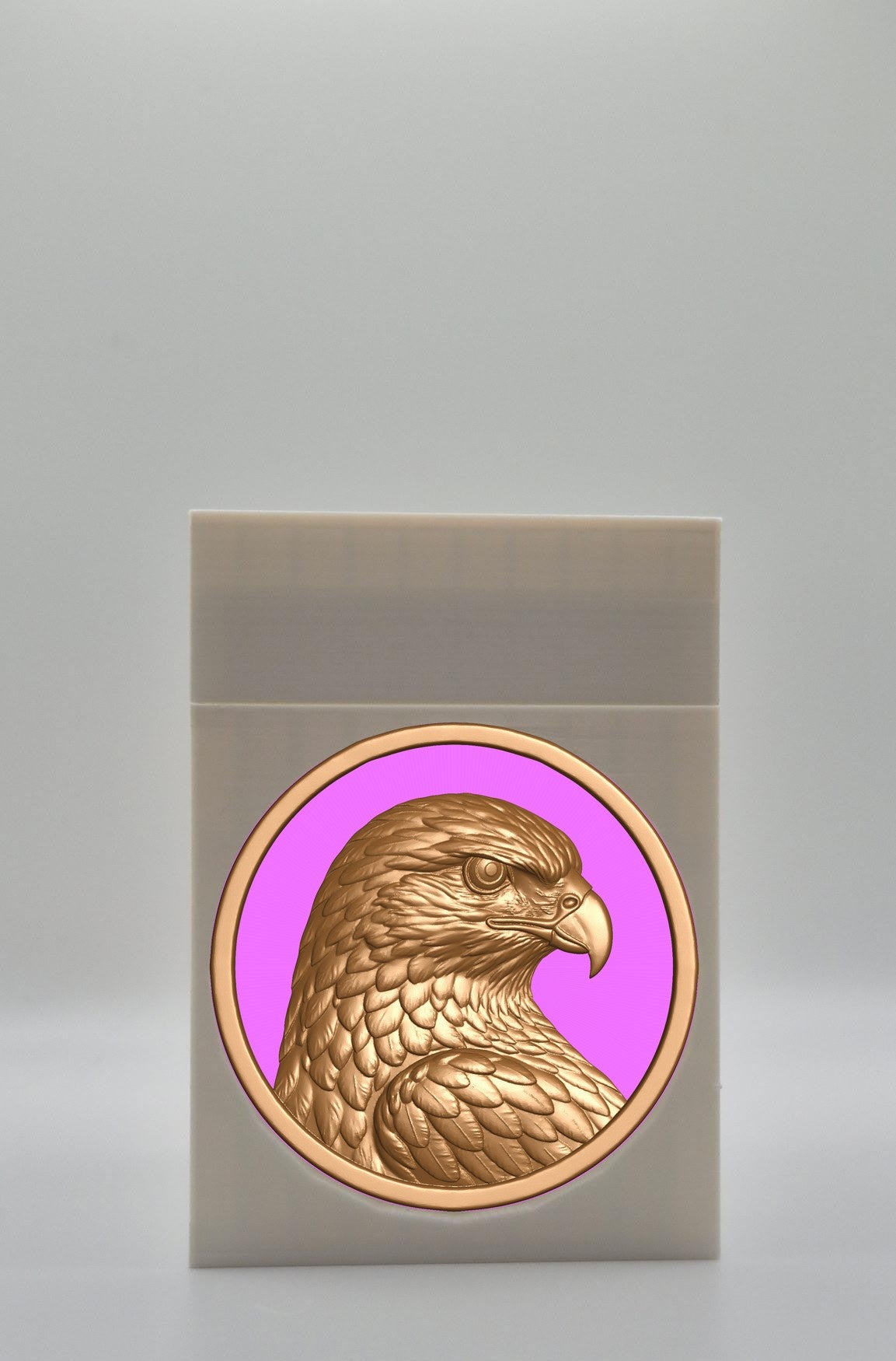 Eagle Card Box — White