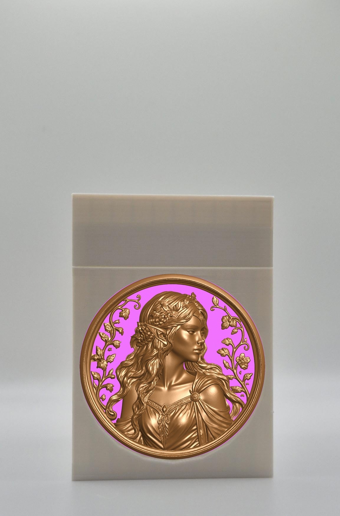 Elf Maiden Card Box — White
