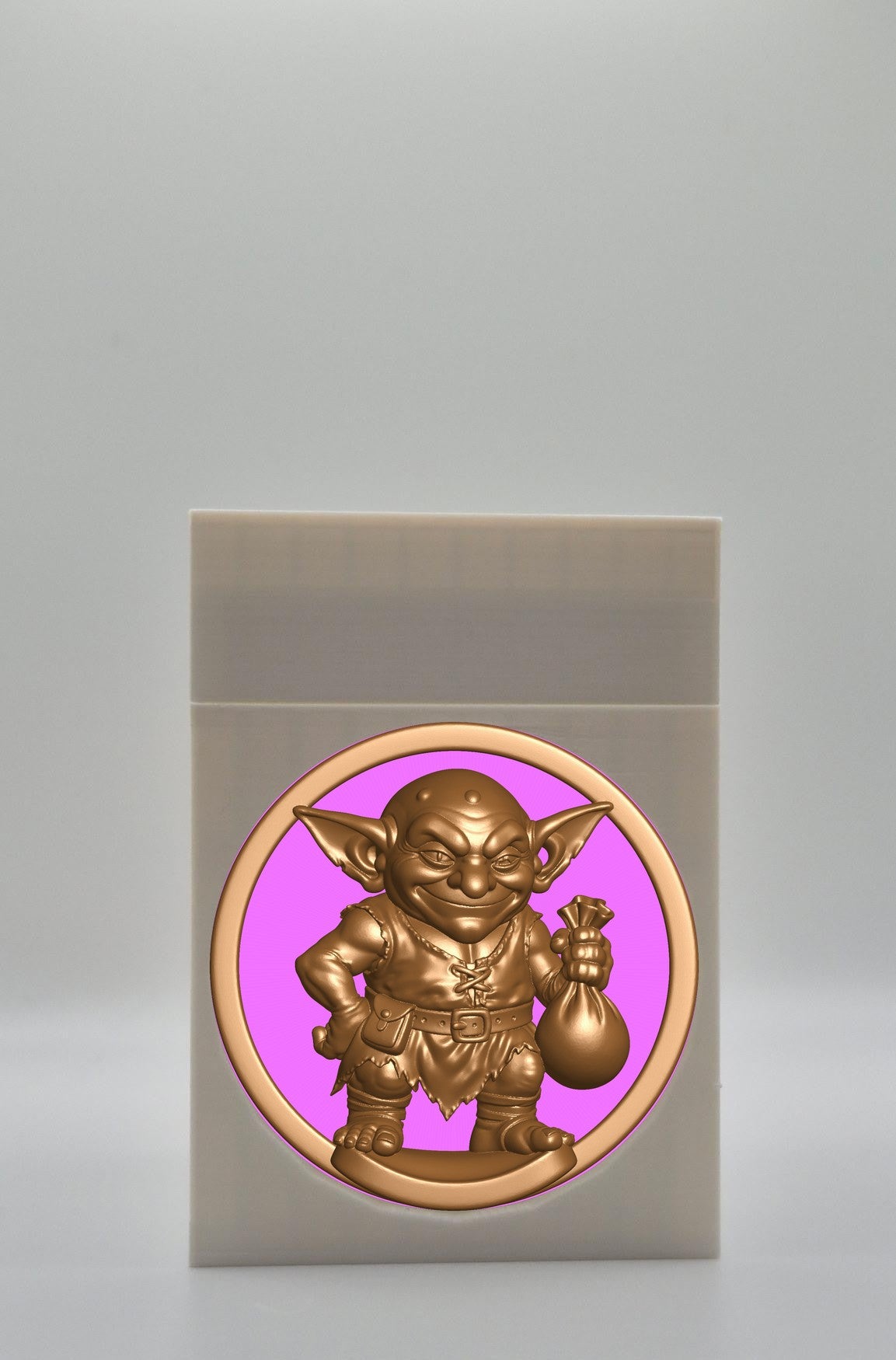 Greedy Goblin Card Box — White
