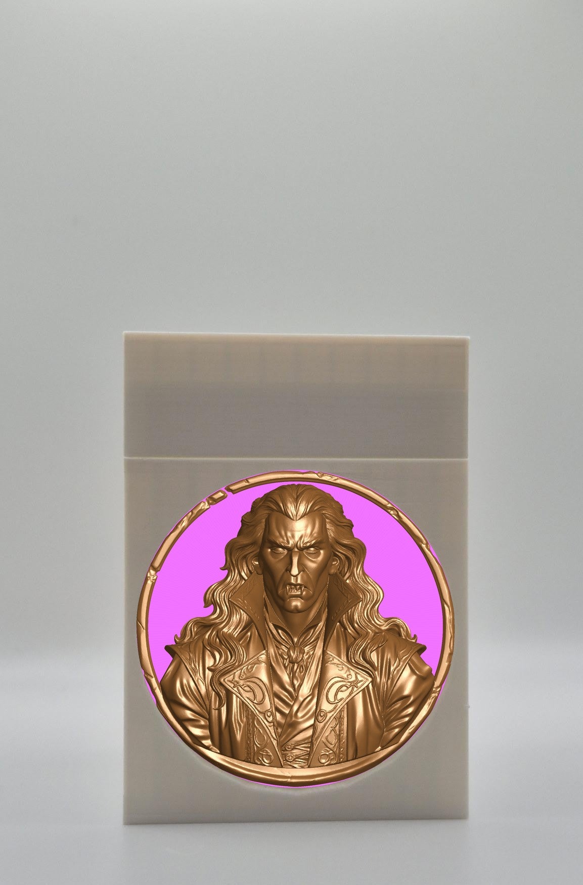 Gothic Vampire Card Box — White