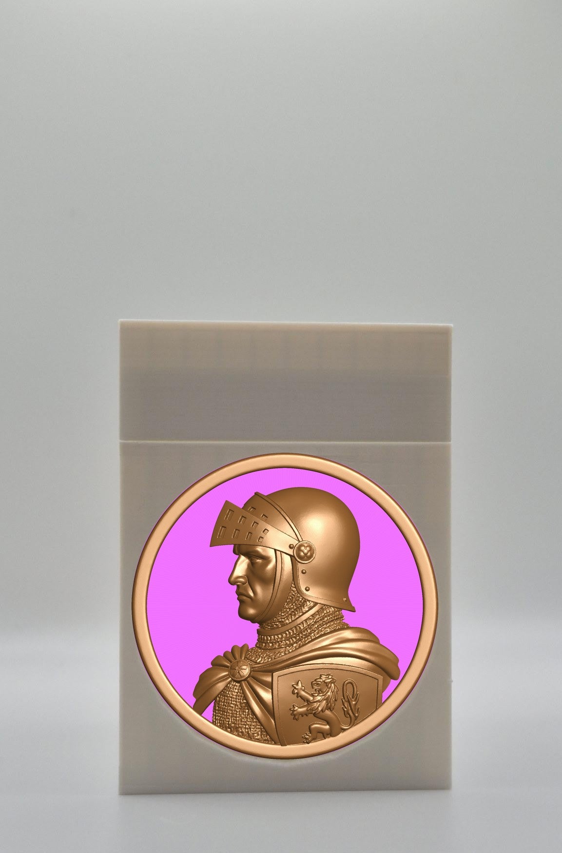 Knight Card Box — White