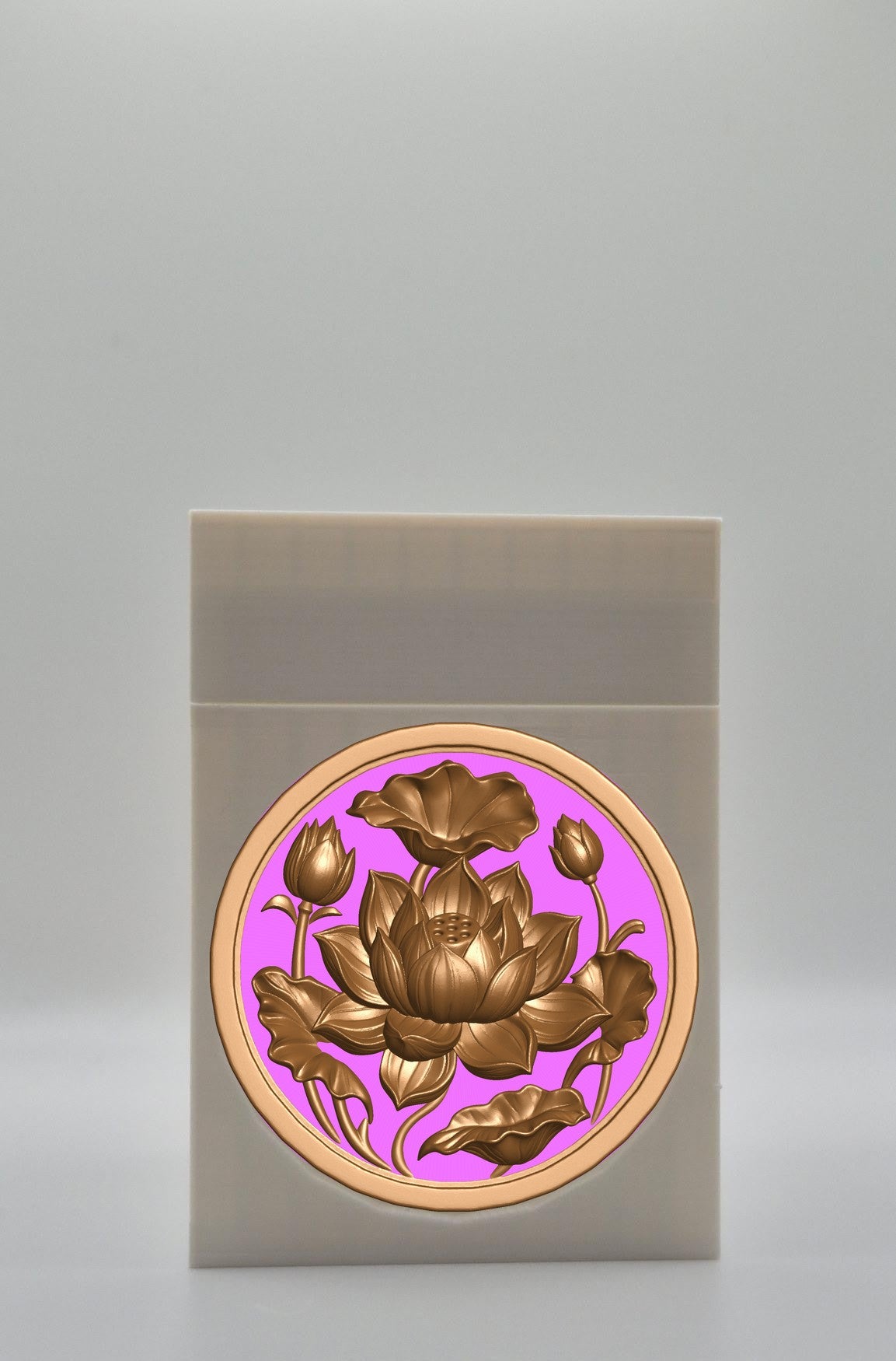 Lotus Card Box — White