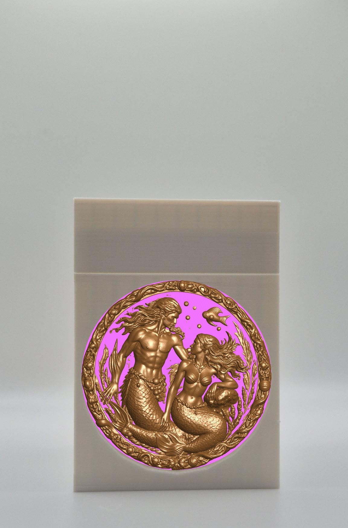Merfolk Card Box — White