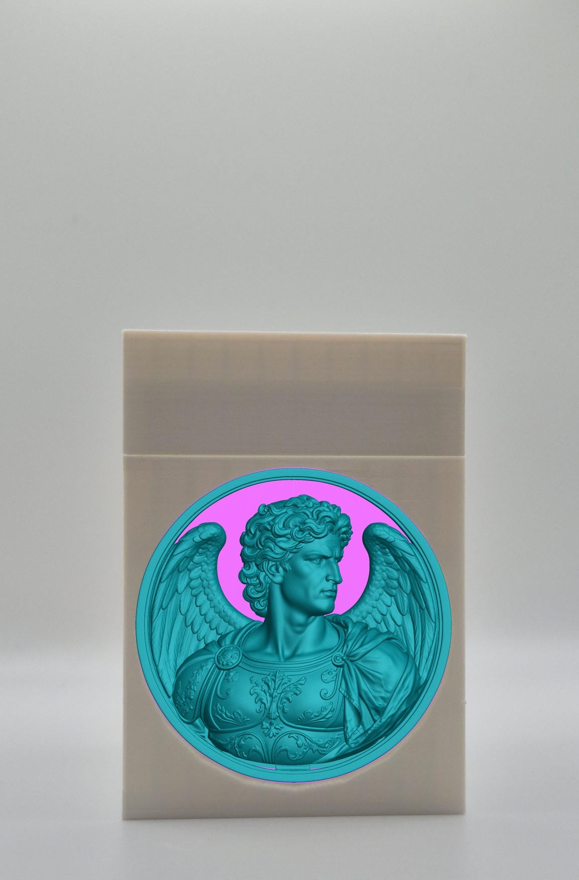 Angel Card Box — White