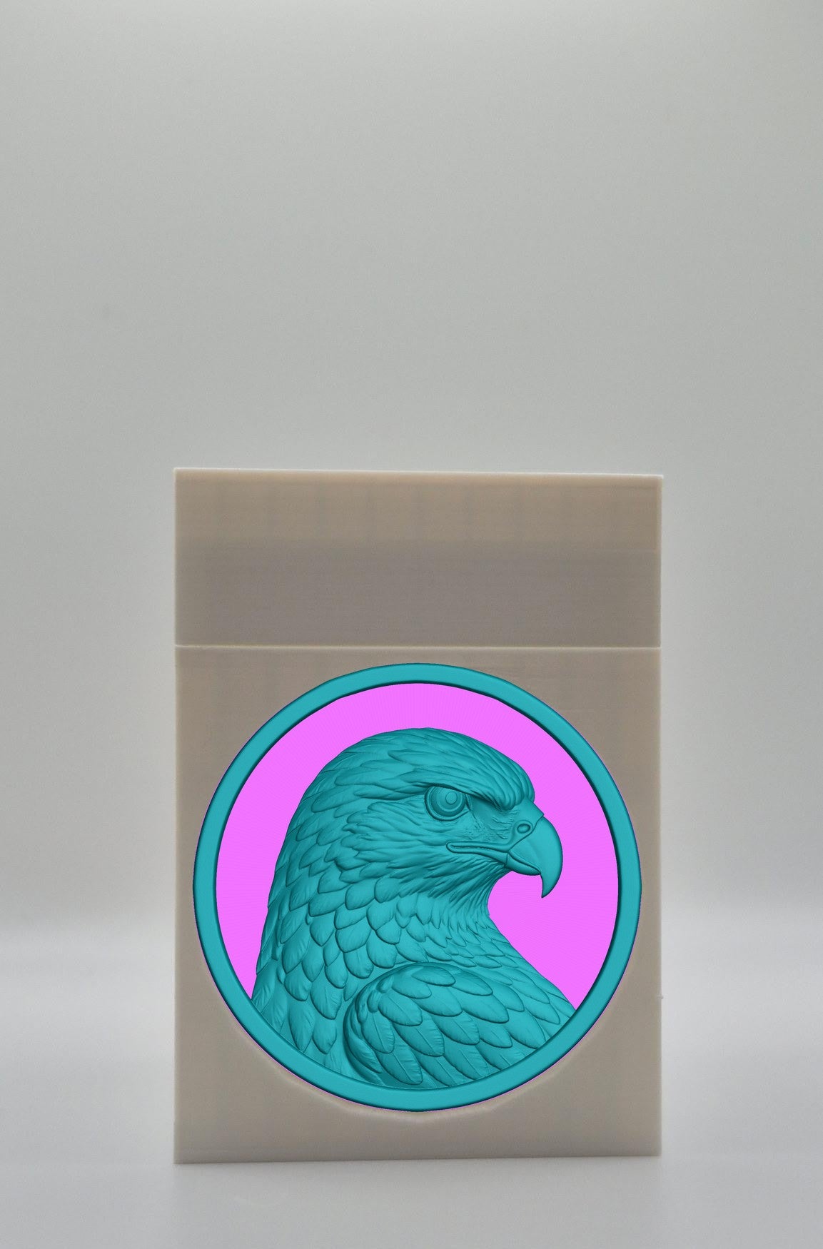 Eagle Card Box — White