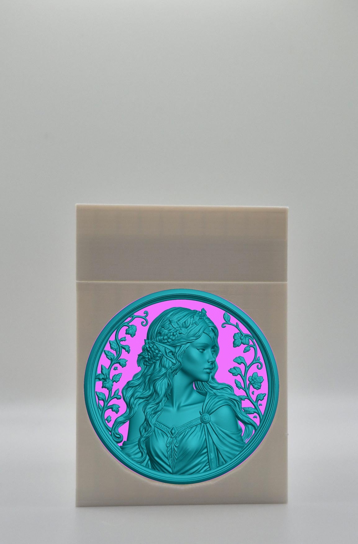 Elf Maiden Card Box — White