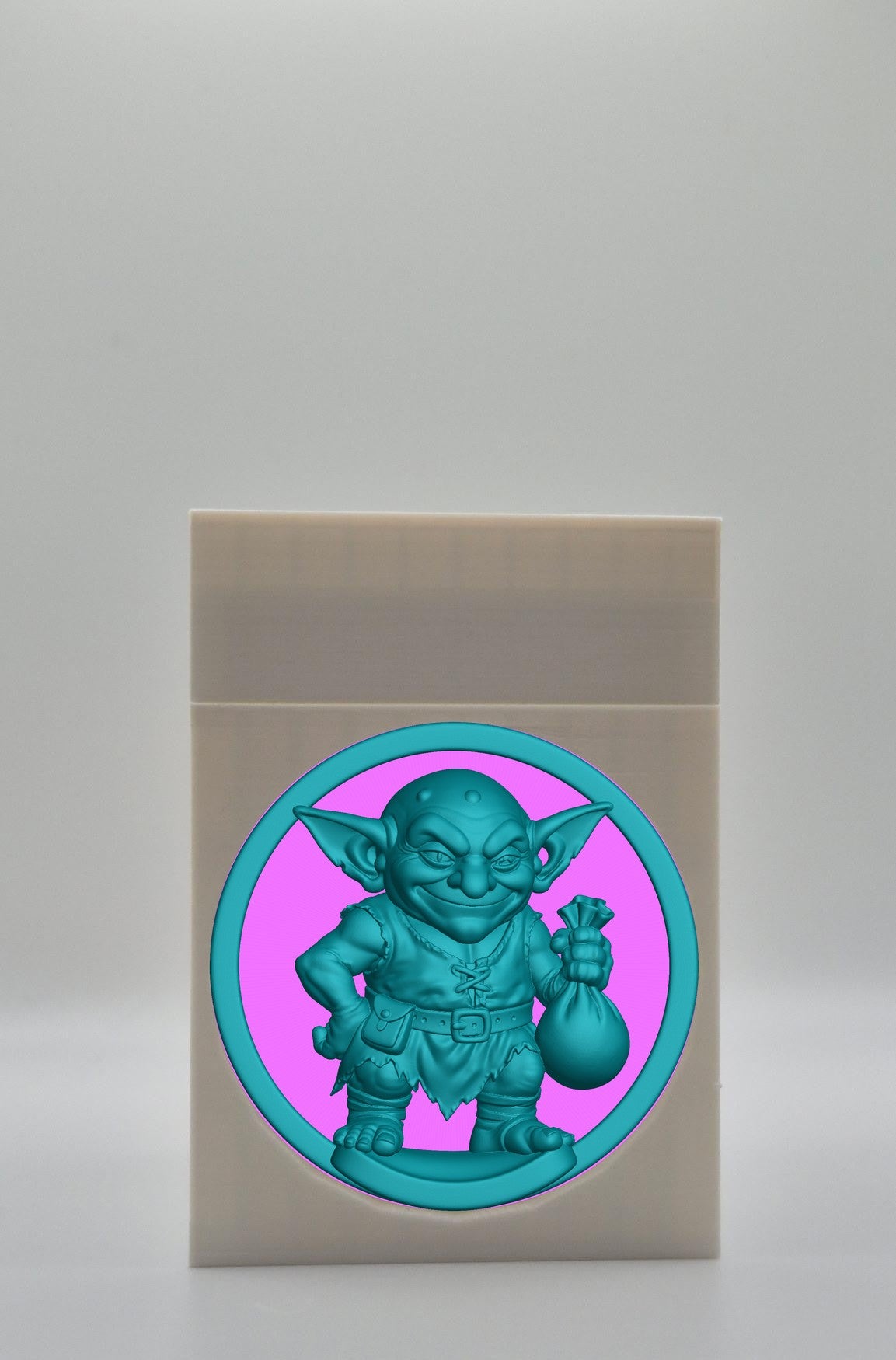 Greedy Goblin Card Box — White