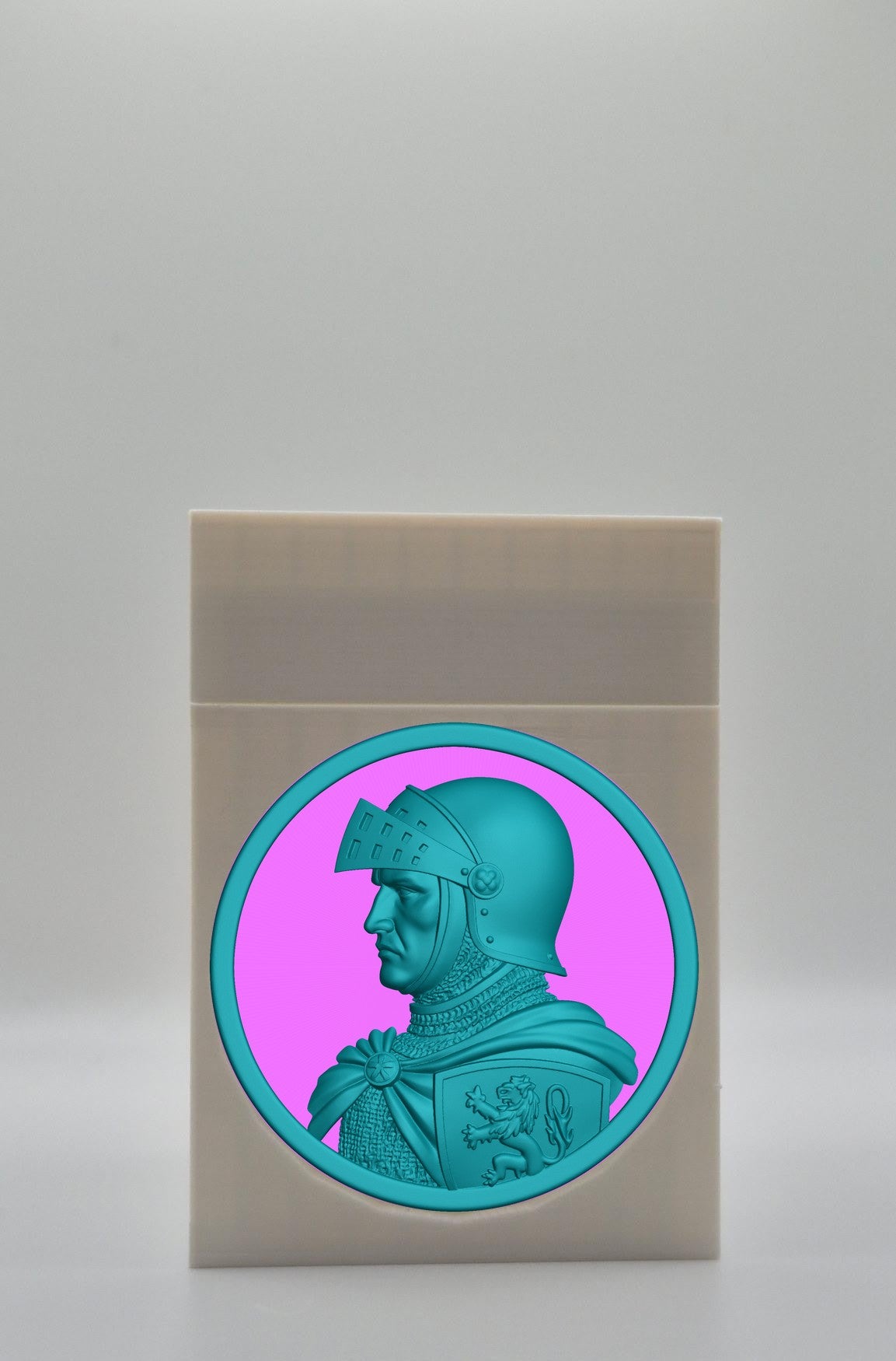 Knight Card Box — White