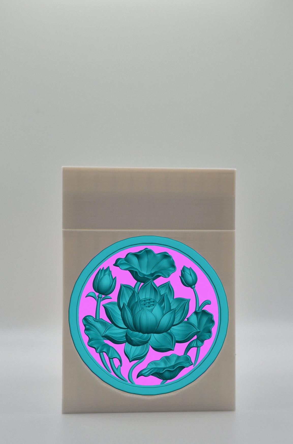 Lotus Card Box — White