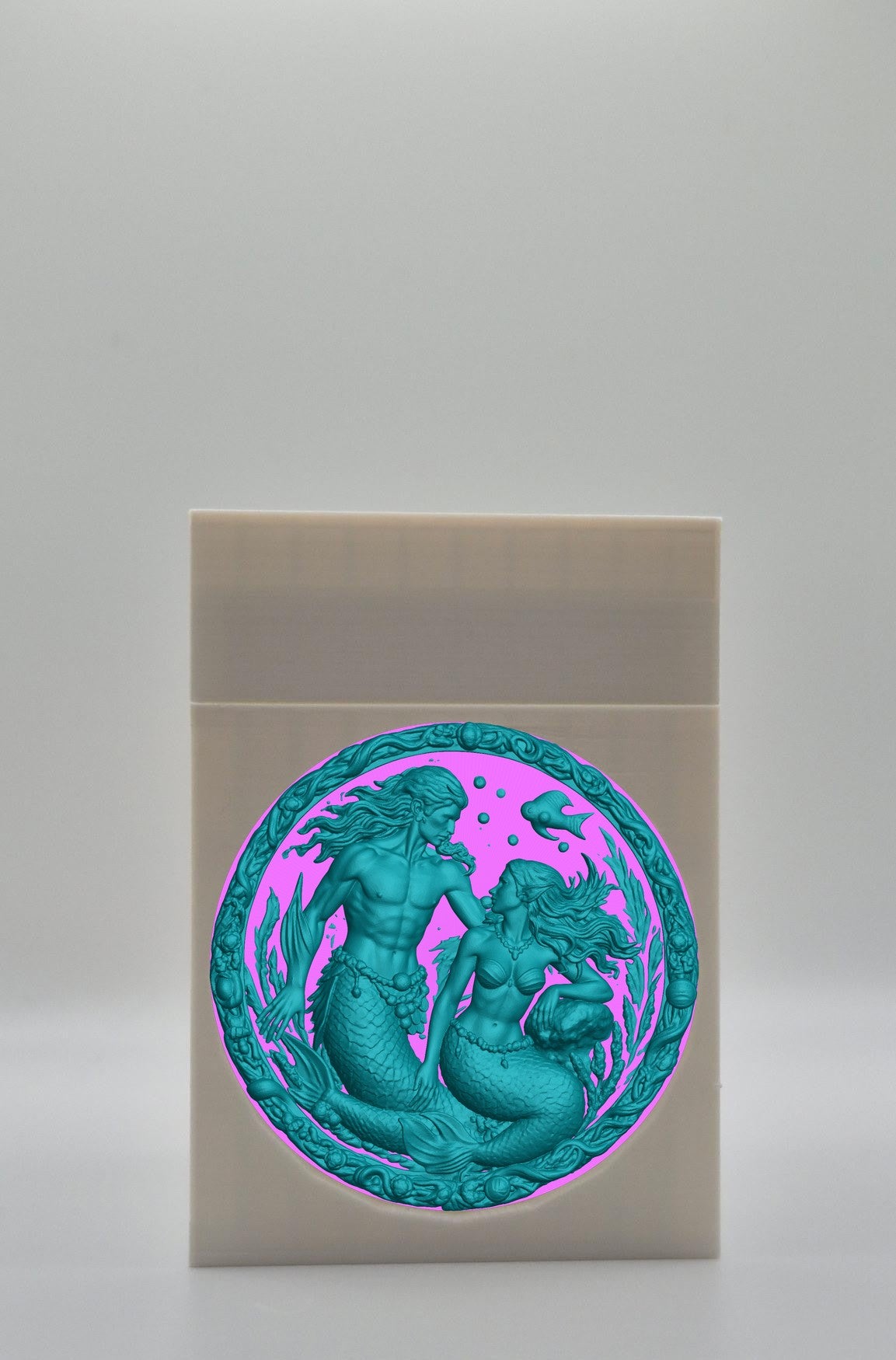 Merfolk Card Box — White