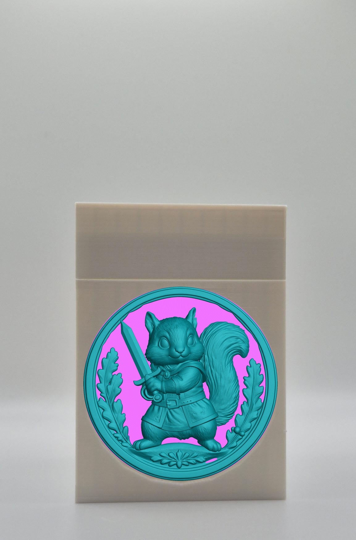 Squirrel Card Box — White