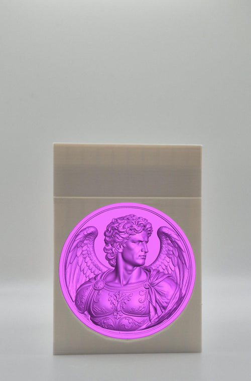 Angel Card Box — White