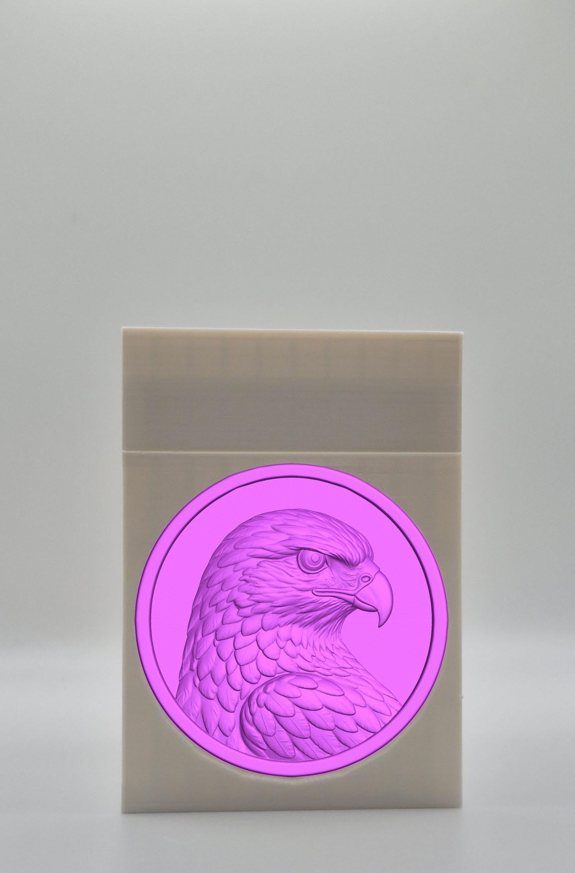 Eagle Card Box — White