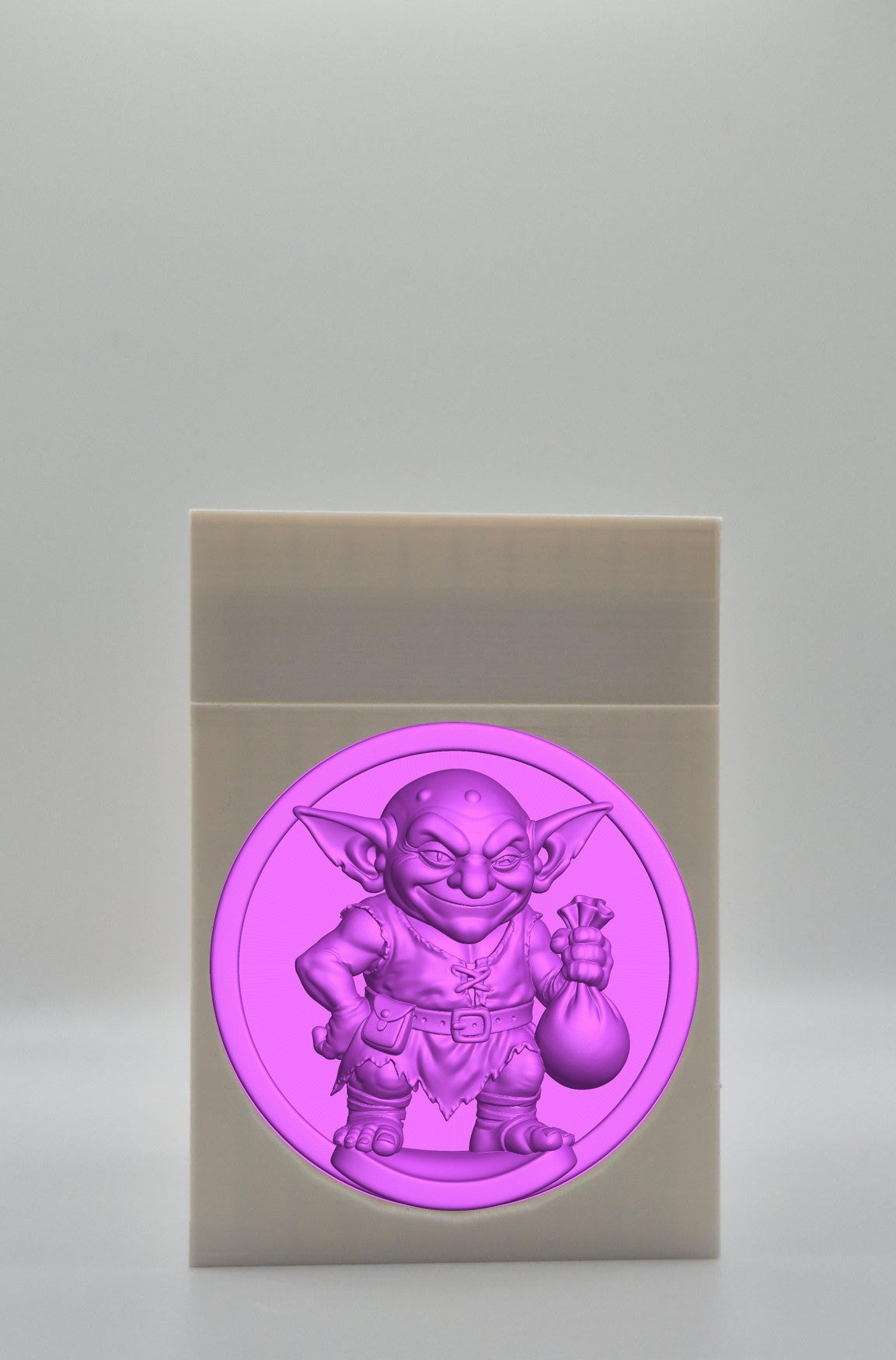 Greedy Goblin Card Box — White