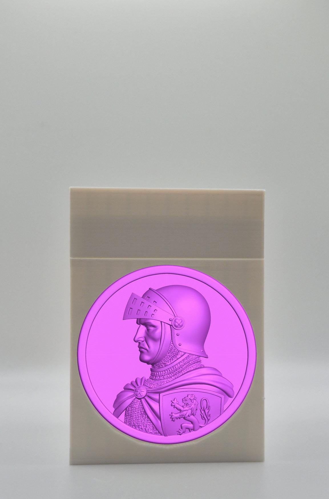 Knight Card Box — White