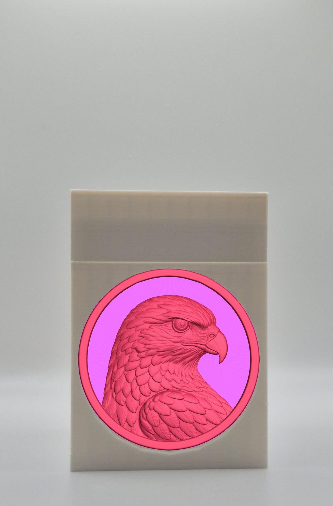 Eagle Card Box — White