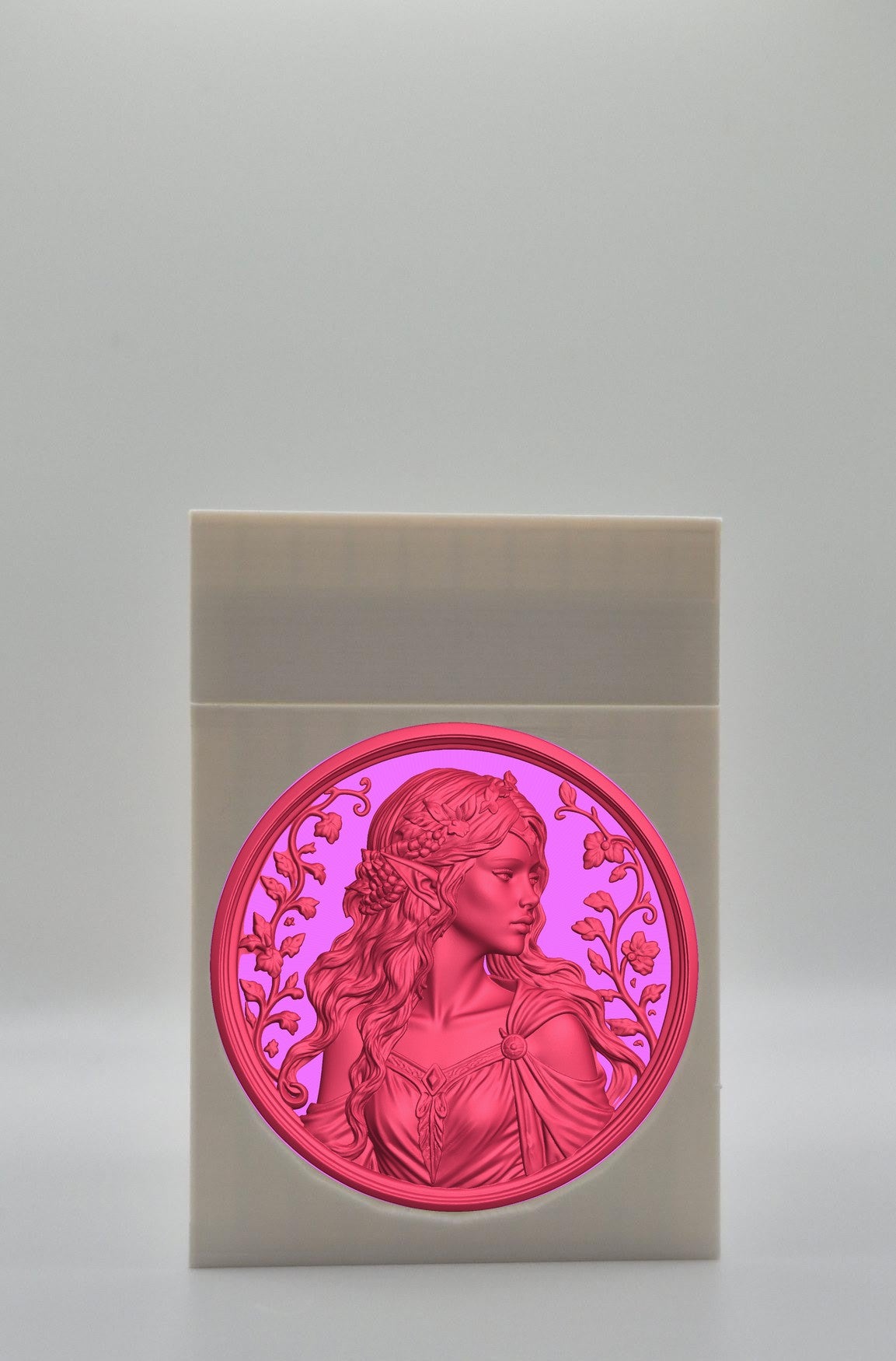 Elf Maiden Card Box — White