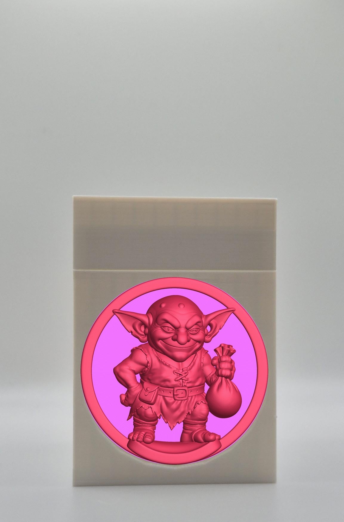 Greedy Goblin Card Box — White