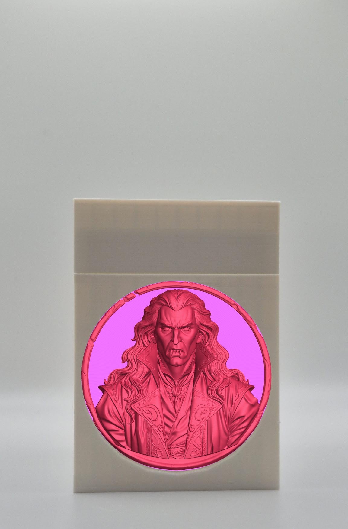 Gothic Vampire Card Box — White