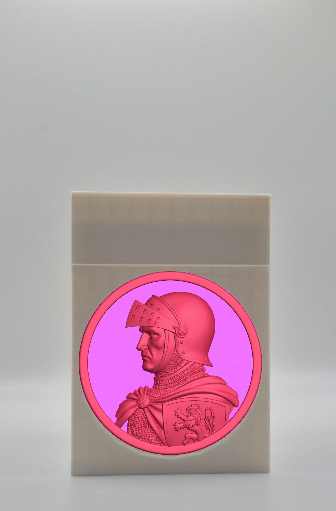 Knight Card Box — White