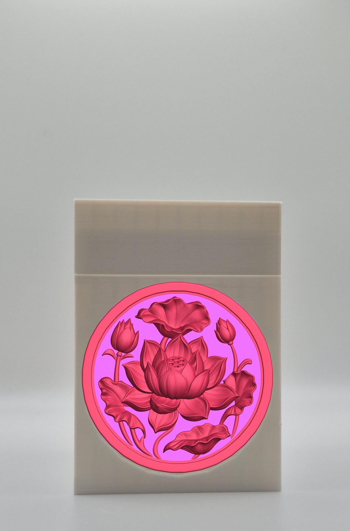 Lotus Card Box — White
