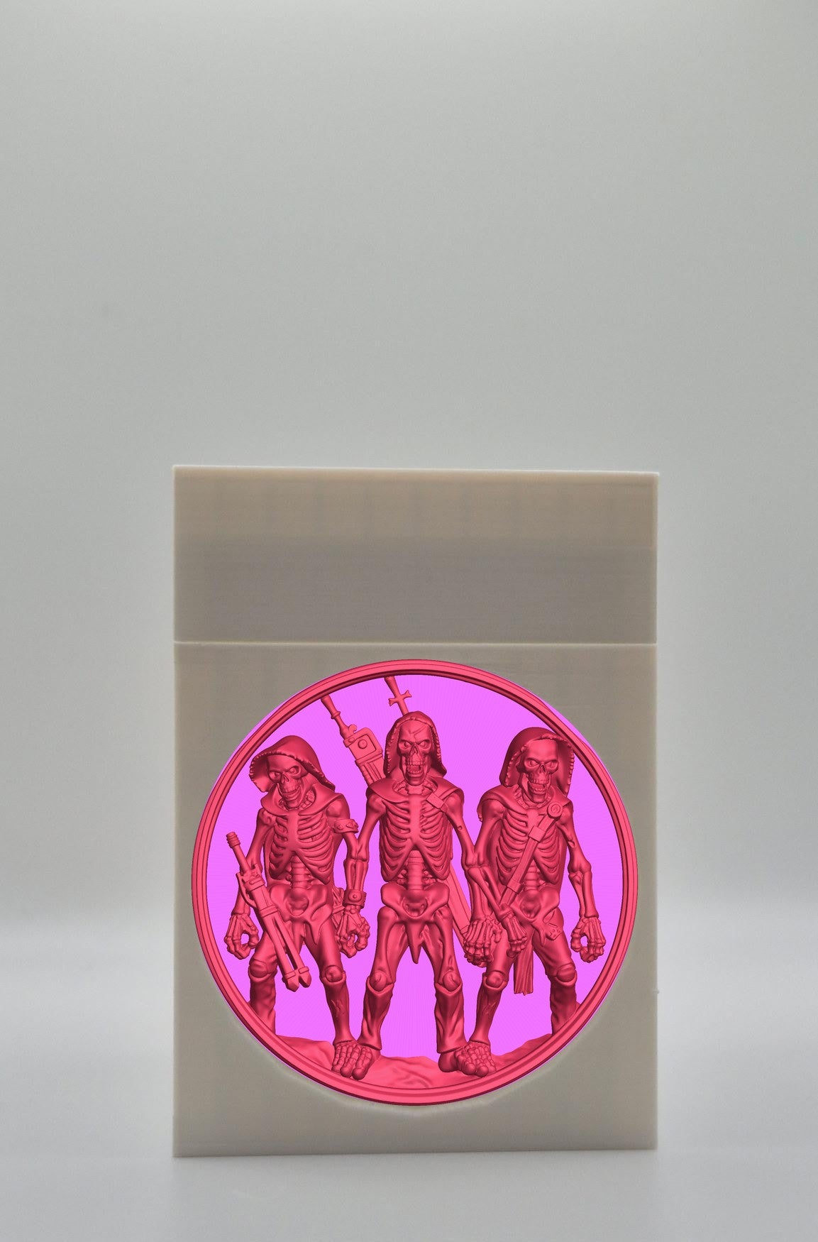 Skeleton Army Card Box — White