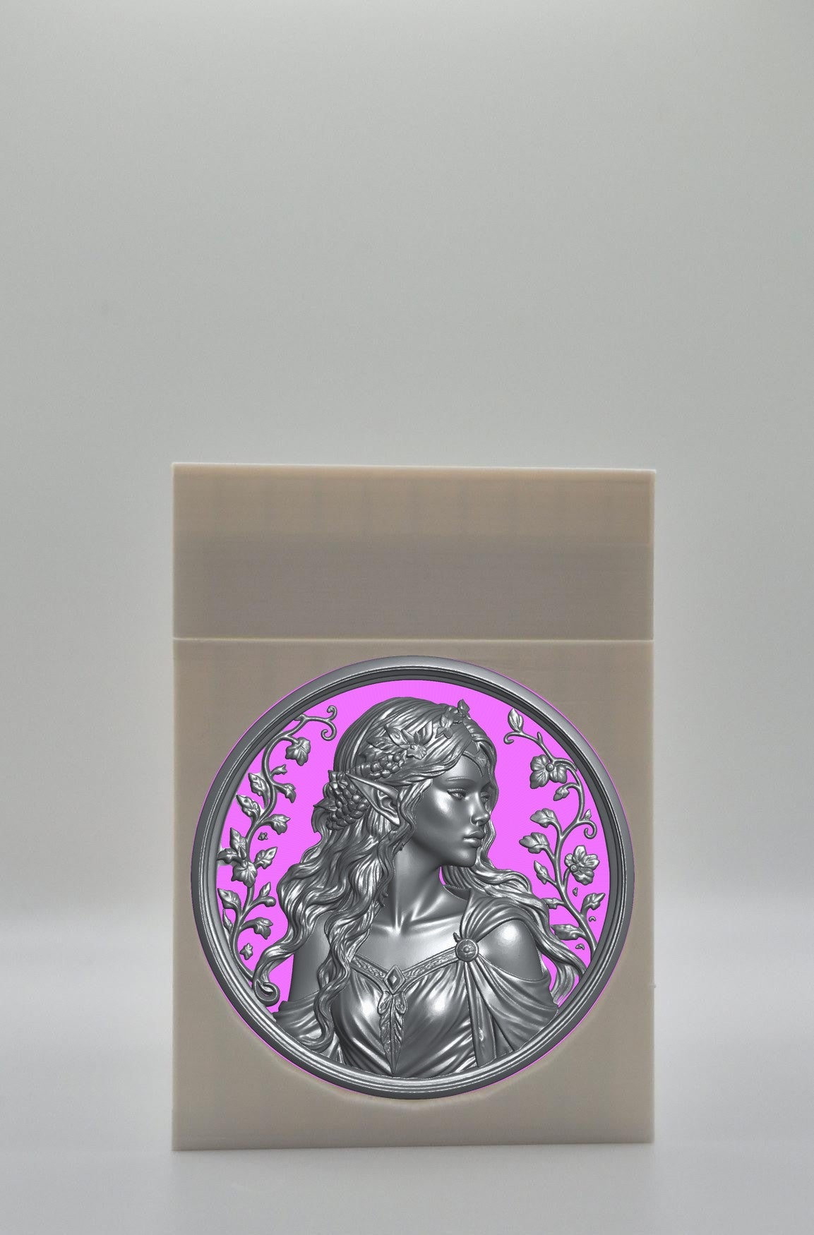 Elf Maiden Card Box — White