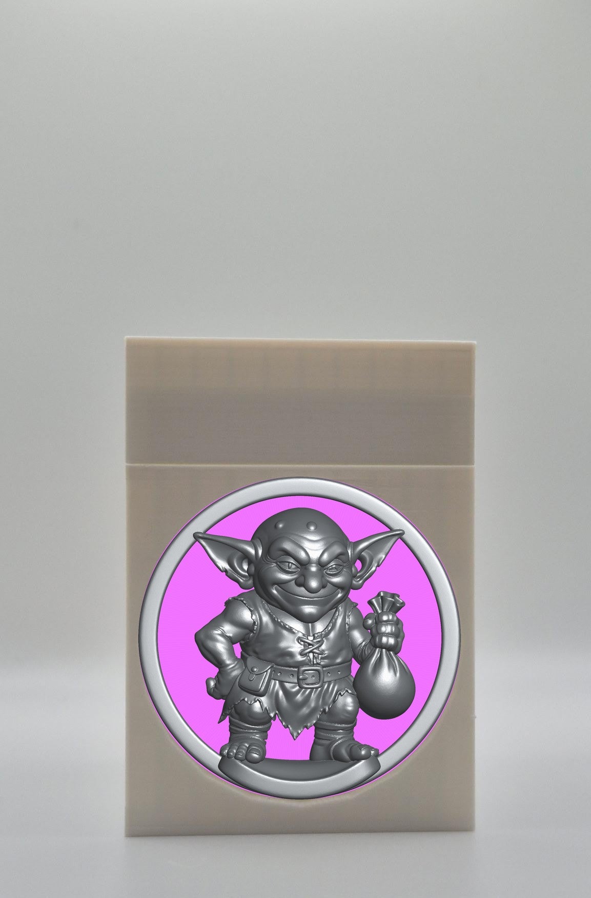 Greedy Goblin Card Box — White