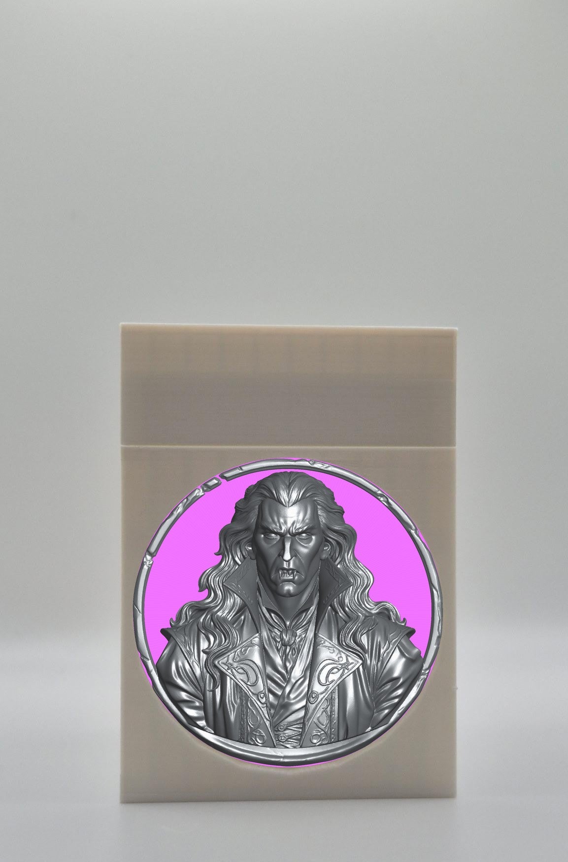 Gothic Vampire Card Box — White