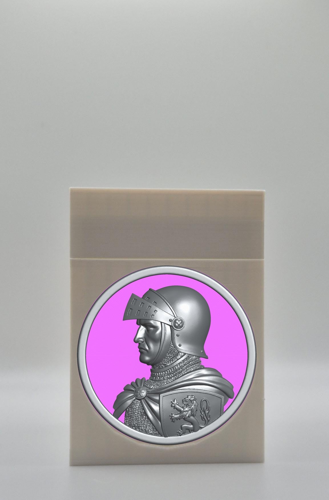 Knight Card Box — White
