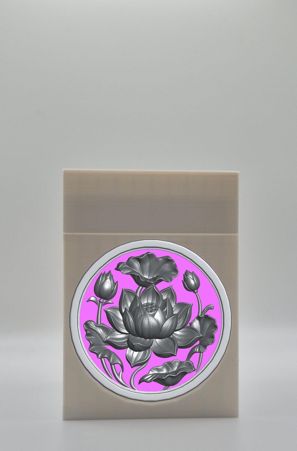 Lotus Card Box — White