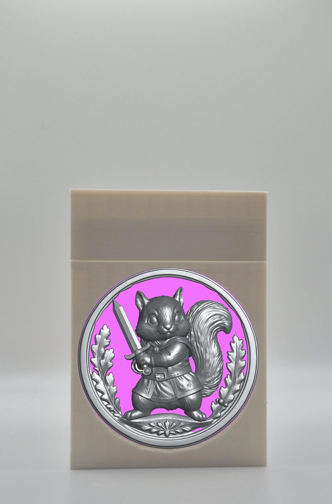 Squirrel Card Box — White