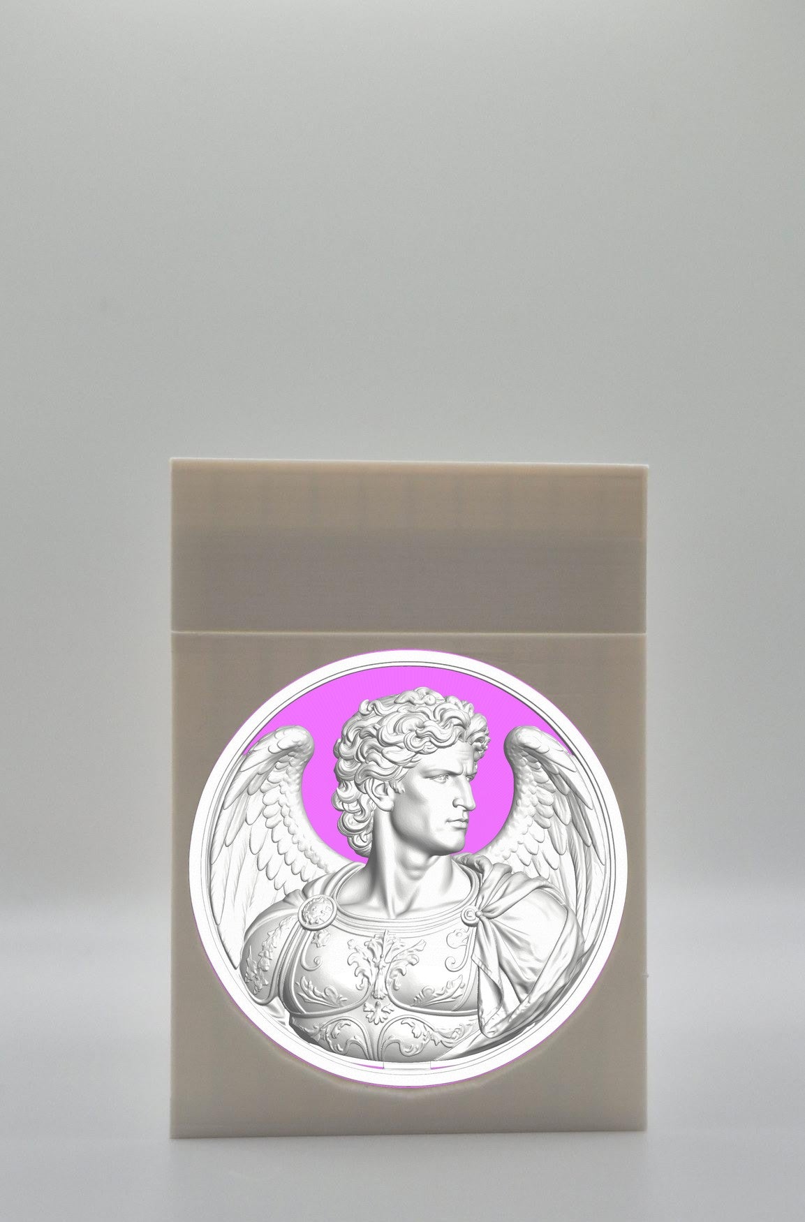 Angel Card Box — White