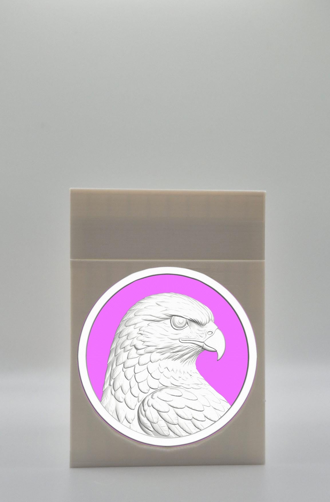 Eagle Card Box — White
