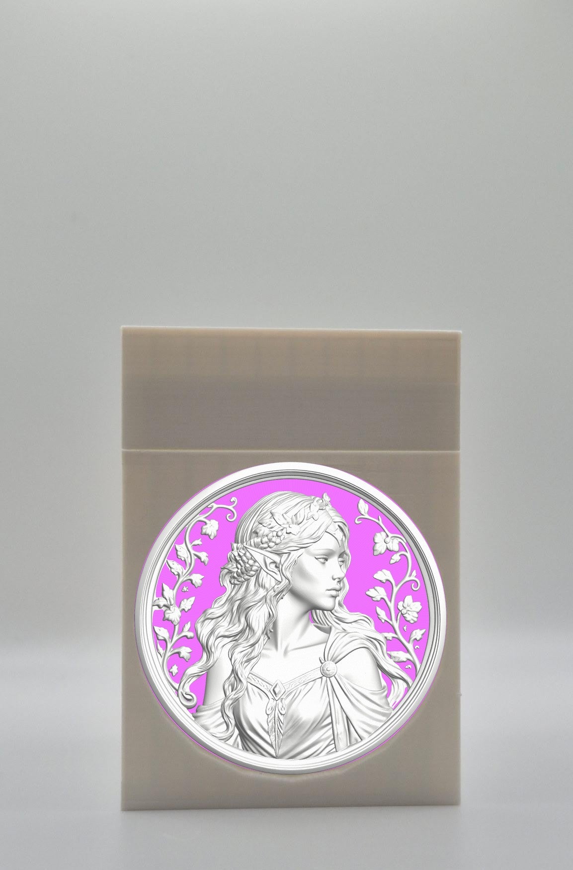 Elf Maiden Card Box — White