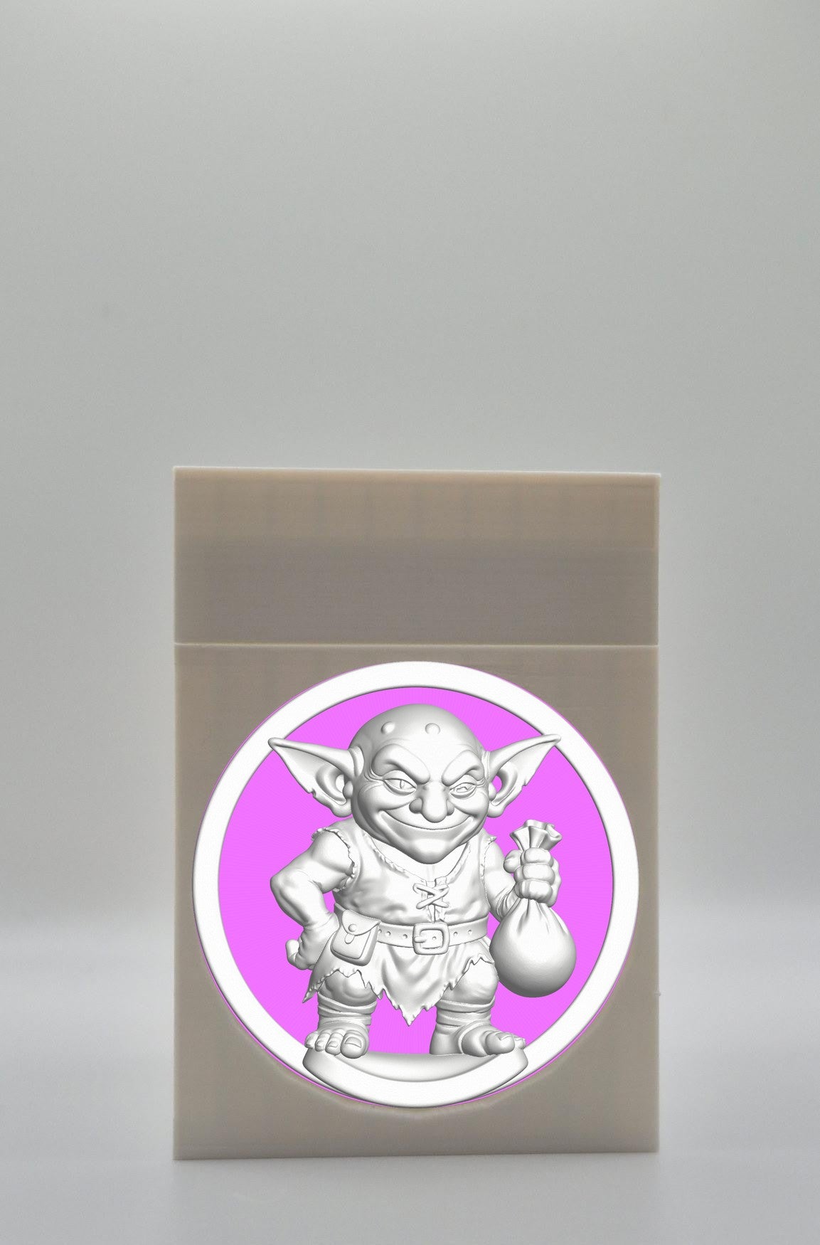 Greedy Goblin Card Box — White