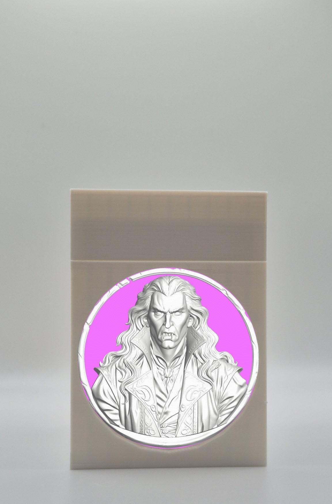 Gothic Vampire Card Box — White