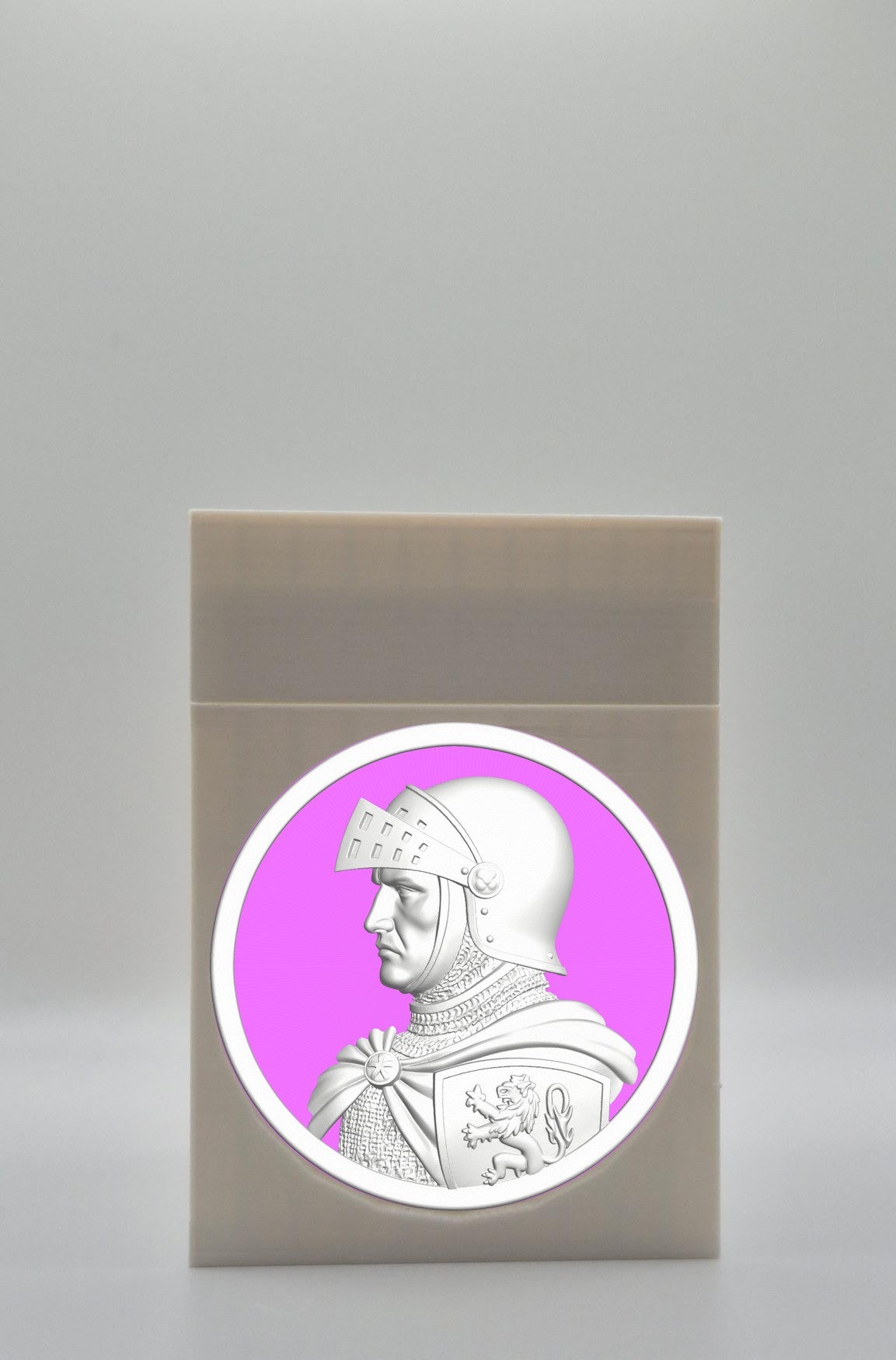 Knight Card Box — White